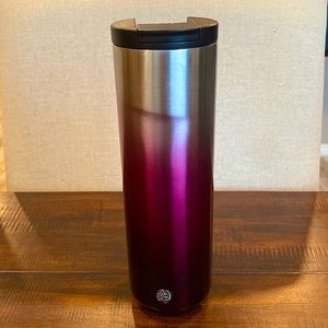 Starbucks Red Silver Ombre 20oz Stainless Steel Tumbler Cup ( NEW WITH TAGS!! )